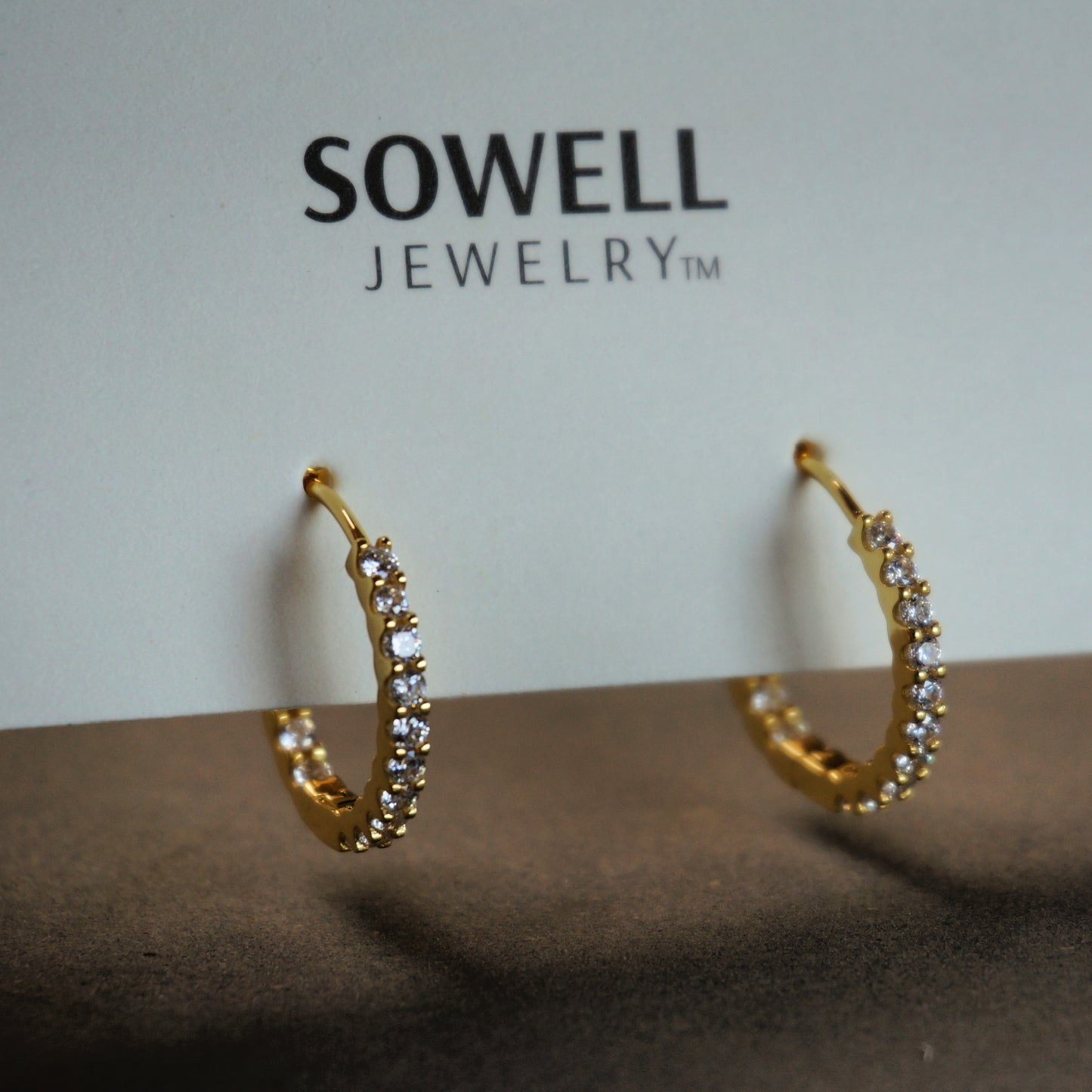 Evelyn Gold Hoop Earrings