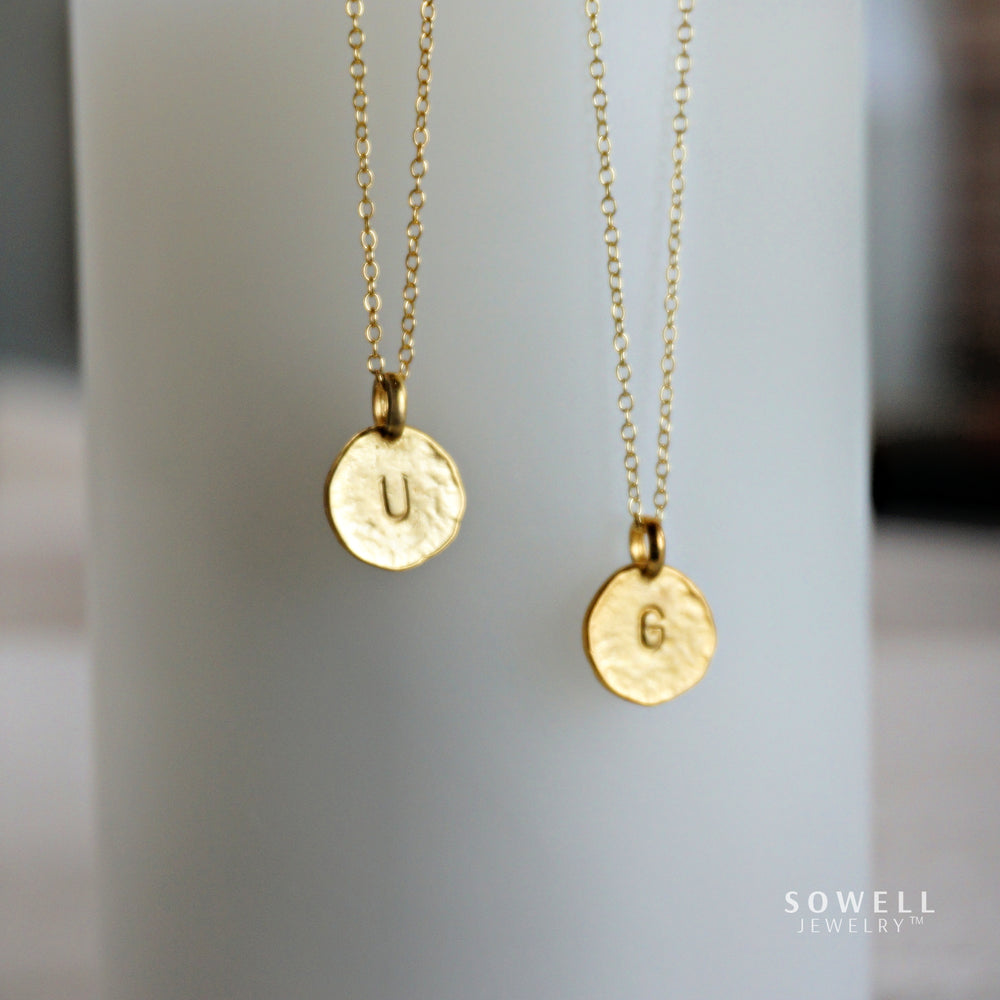 
                  
                    18K Gold Initial Pendant
                  
                