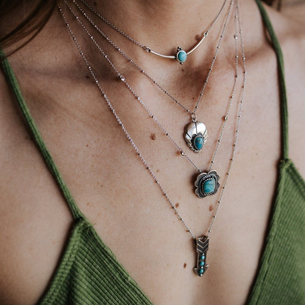 
                  
                    Adoeette Turquoise Necklace
                  
                