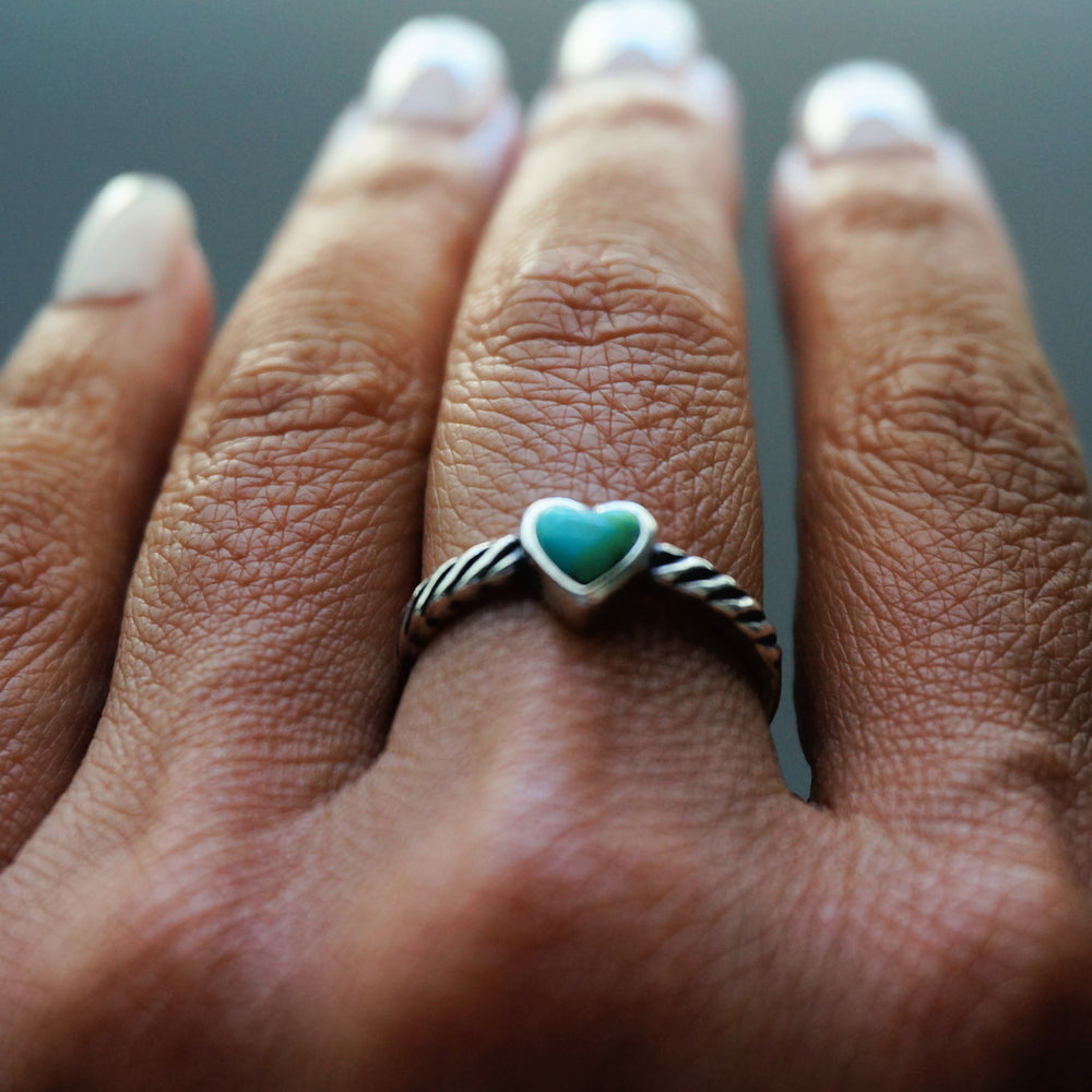 
                  
                    Heart Turquoise Ring
                  
                