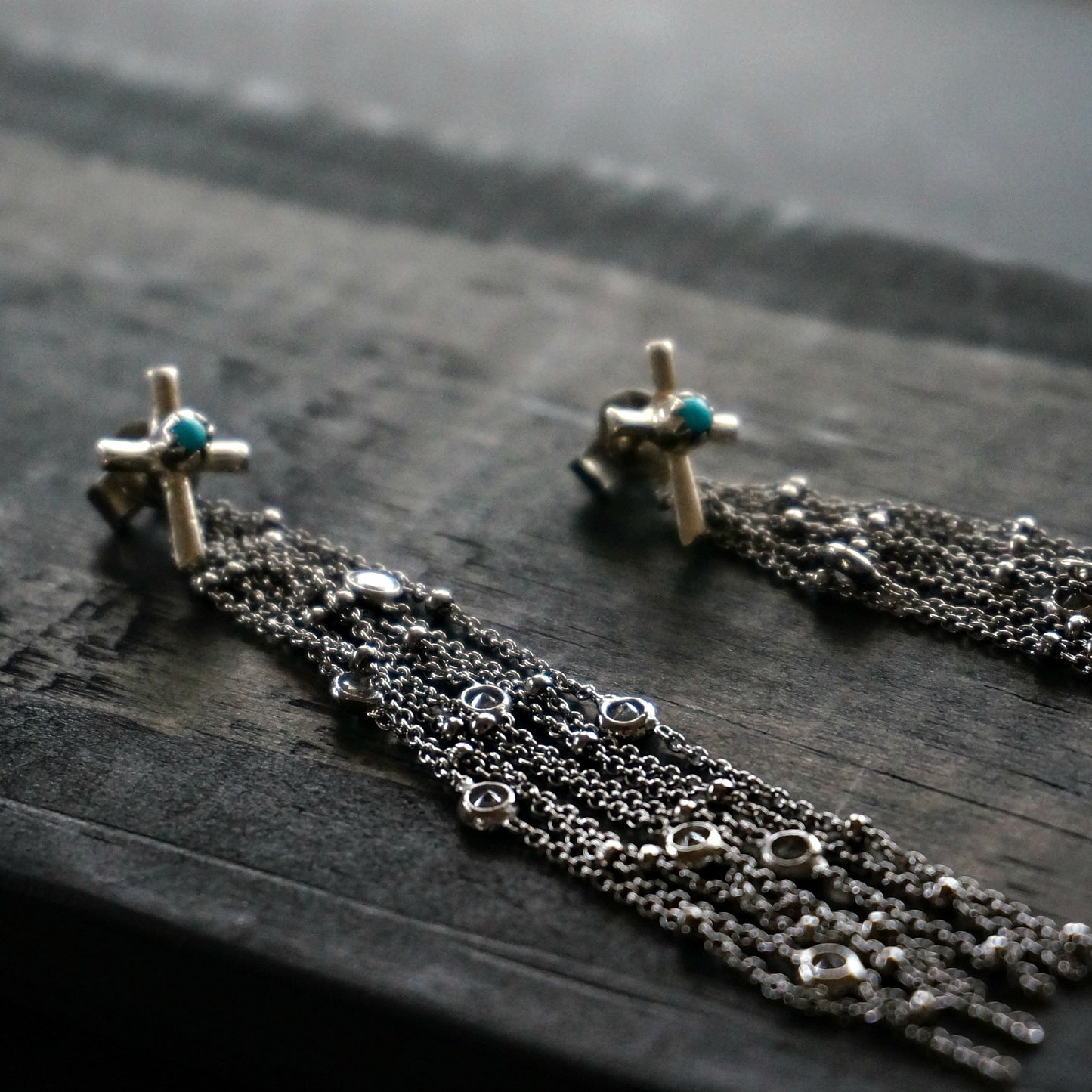 Cross Fringe Earrings - SOWELL JEWELRY