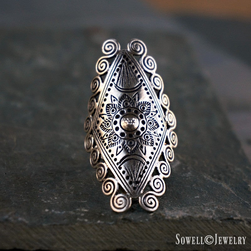 Aawut Sterling Silver Ring - SOWELL JEWELRY