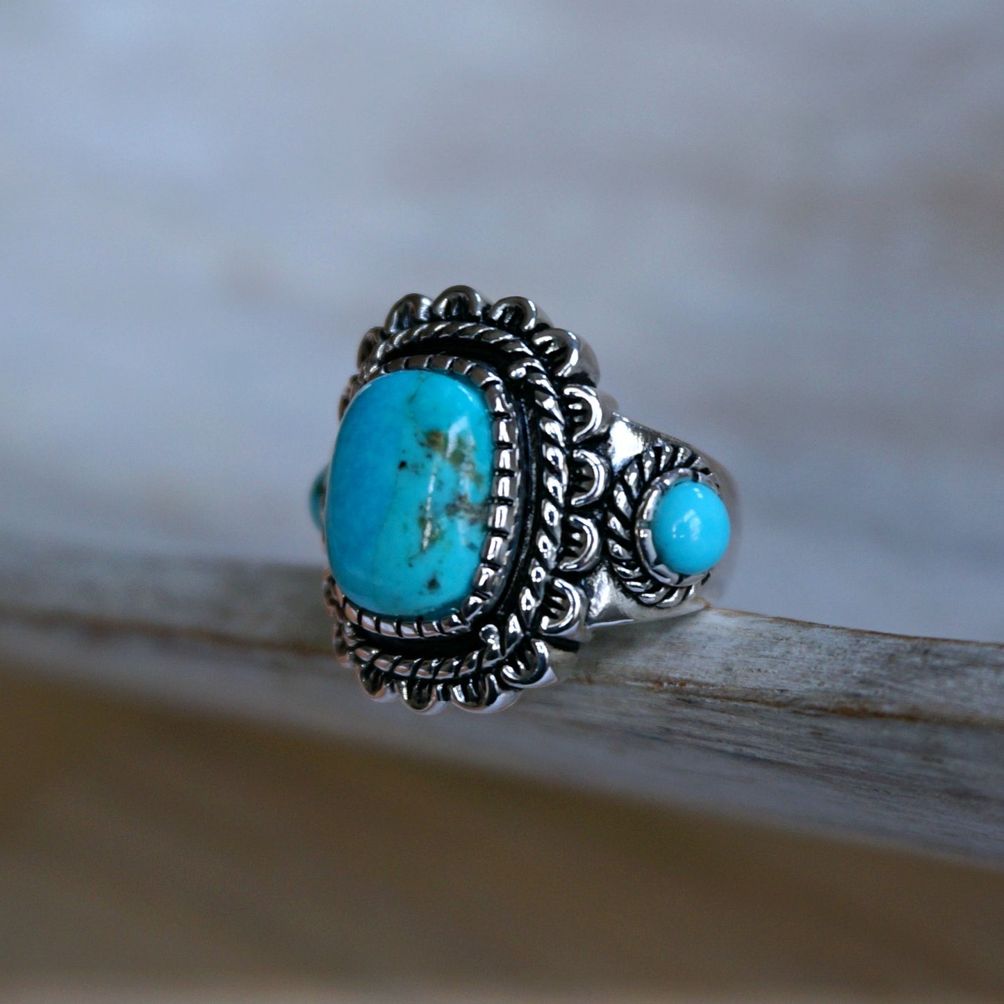 Rayna Turquoise Ring - SOWELL JEWELRY