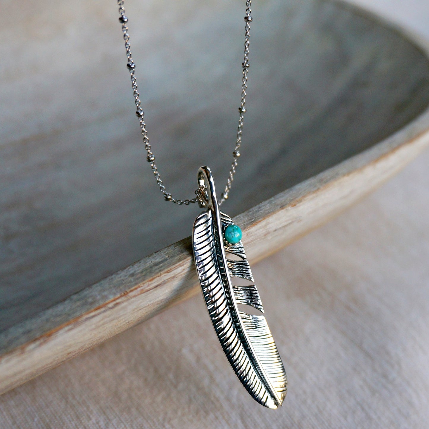 Tamia Feather Necklace - SOWELL JEWELRY